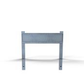 Holding device | for parking signage | for casting in concrete